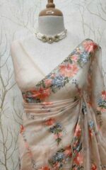 Kota Silk With Hanging Flower Design - Image 10