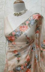 Kota Silk With Hanging Flower Design - Image 9