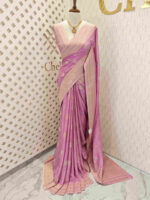 Georgette Banarasi Normal With Small Buttas - Image 43