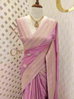 Georgette Banarasi Normal With Small Buttas - Image 44