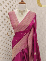 Georgette Banarasi Normal With Small Buttas - Image 38