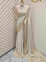 Georgette Banarasi With Three Design - Image 22