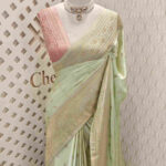 Georgette Banarasi With Three Design
