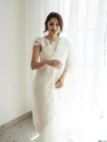 Organza With Cord Embroidery