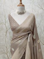 Georgette Banarasi Normal With Small Buttas - Image 30