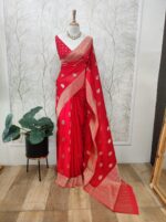 Georgette Banarasi Normal With Small Buttas - Image 20