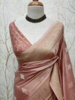 Georgette Banarasi Normal With Small Buttas - Image 26