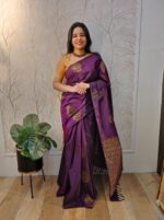 Soft Silk With Golden Big Buttas - Image 21