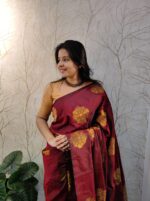 Soft Silk With Golden Big Buttas - Image 6