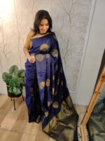 Soft Silk With Golden Big Buttas - Image 9