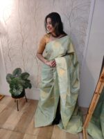 Soft Silk With Golden Big Buttas - Image 12