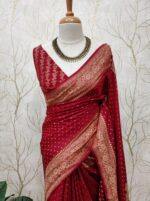 Handloom Georgette Banarasi - Image 17