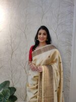 Tussar Banarasi Saree - Image 9