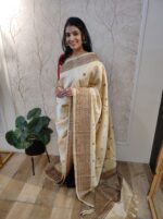 Tussar Banarasi Saree - Image 11