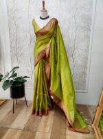 Tussar Banarasi Saree - Image 19