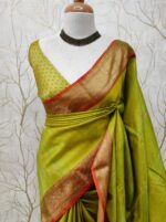 Tussar Banarasi Saree - Image 17