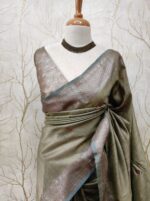 Tussar Banarasi Saree - Image 14