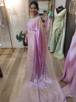 Georgette Banarasi With Three Design - Image 14