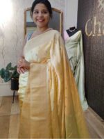 Georgette Banarasi With Three Design - Image 6