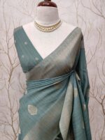 Soft Tussar With Buttas - Image 14