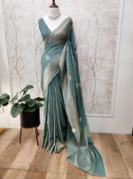 Soft Tussar With Buttas - Image 15