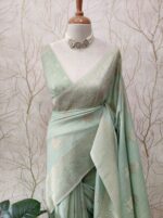 Soft Tussar With Buttas - Image 20