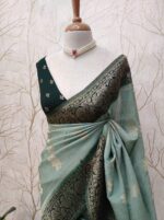Soft Tussar With Buttas - Image 25