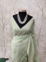 Soft Tussar With Temple Buttas Design - Image 41
