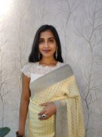 Georgette Banarasi With Big Branch Design - Image 11
