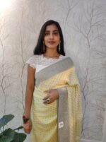 Georgette Banarasi With Big Branch Design - Image 13