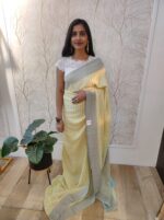 Georgette Banarasi With Big Branch Design - Image 12
