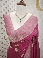 Georgette Banarasi With Lilly Buttas - Image 25