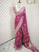 Georgette Banarasi With Lilly Buttas - Image 24