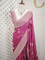 Georgette Banarasi With Lilly Buttas - Image 23