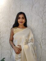 Georgette Banarasi With Big Branch Design - Image 6