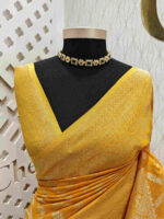 Soft Tussar With Diamond Design - Image 40