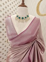 Georgette Banarasi With Golden Zari - Image 38