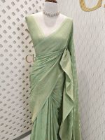 Soft Tussar With Diamond Design - Image 35