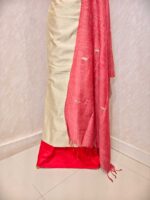 Cotton salwar flower in shawl - Image 2