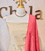Cotton salwar flower in shawl - Image 3