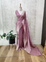 Soft Tussar With Diamond Design - Image 19