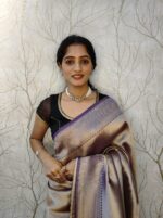 Georgette Banarasi With Golden Zari - Image 24