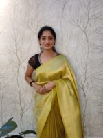 Georgette Banarasi With Golden Zari - Image 12