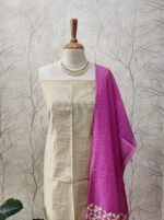Cotton salwar flower in shawl - Image 11