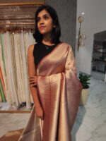 Georgette Banarasi With Golden Zari - Image 32