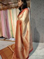 Georgette Banarasi With Golden Zari - Image 7