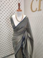 Georgette Banarasi With Golden Zari - Image 35
