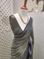 Georgette Banarasi With Golden Zari - Image 34