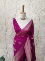 Soft Tussar With Temple Buttas Design - Image 45