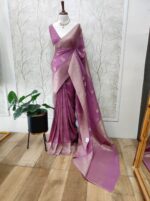 Soft Tussar With Temple Buttas Design - Image 16